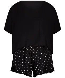 Pyjama-Set - Schwarz