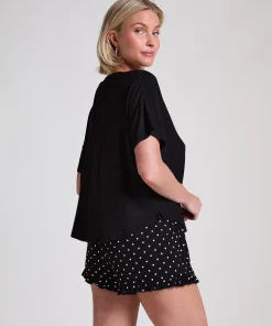 Pyjama-Set - Schwarz