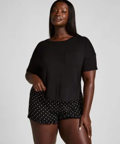 Pyjama-Set - Schwarz