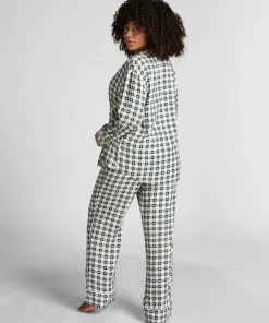 Pyjamaset Twill - Grün