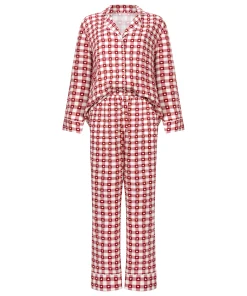 Pyjamaset Twill - Rot