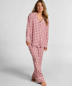 Pyjamaset Twill - Rot