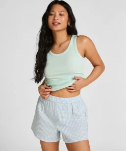 Pyjama Short Seersucker - Rosa