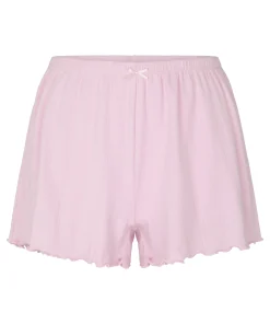 Pyjama-Shorts Pointelle - Rosa