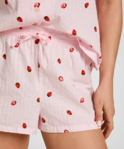 Pyjama-Shorts - Rosa