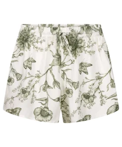 Pyjama-Shorts - Weiß