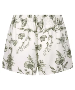 Pyjama-Shorts - Weiß