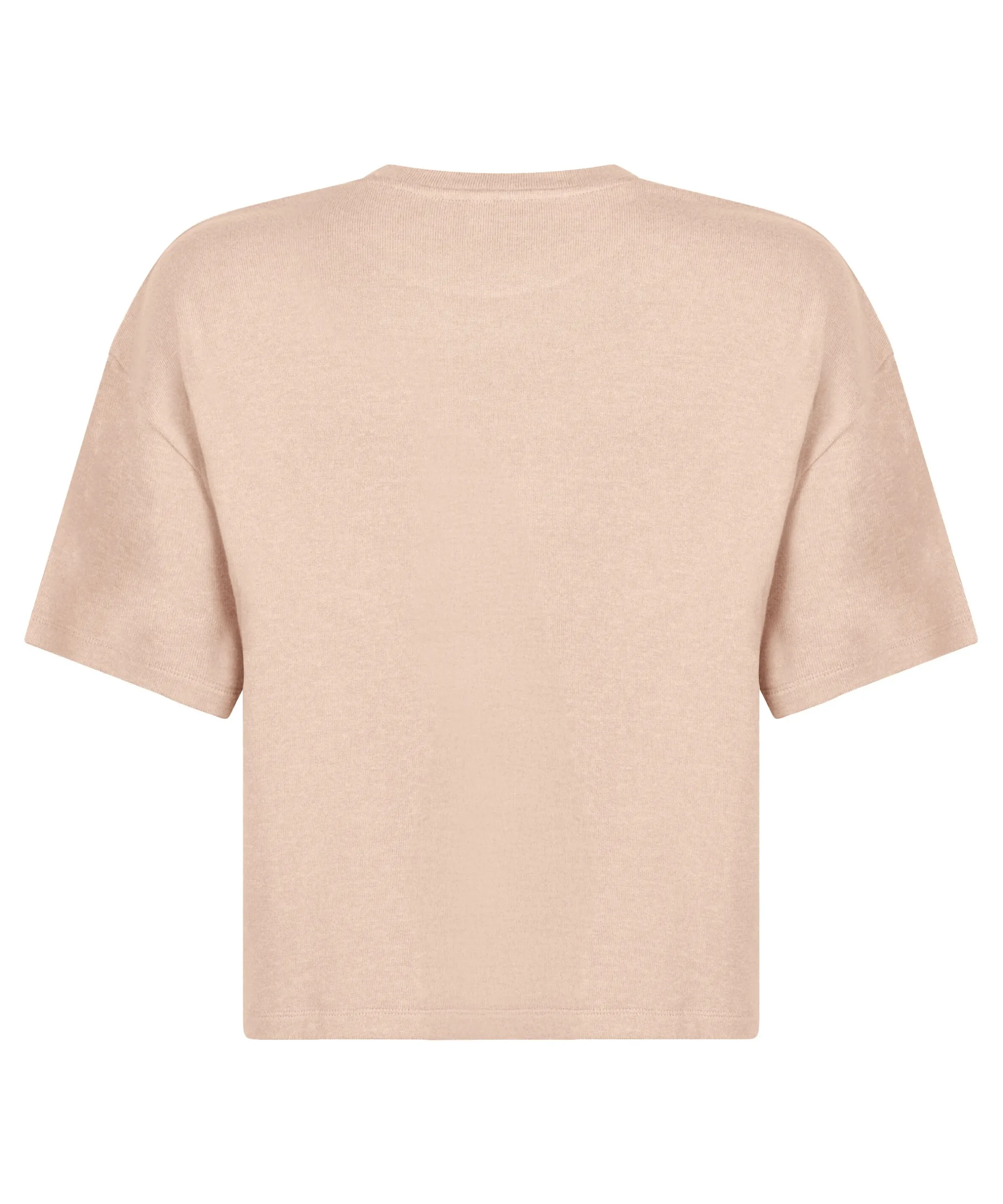 Pyjamatop aus aufgerautem Jersey - Beige