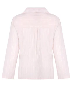 Pyjama-Top Baumwolle Poplin - Rosa