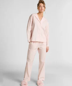 Pyjama-Top Baumwolle Poplin - Rosa