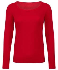 Pyjama-Top Baumwolle - Rot