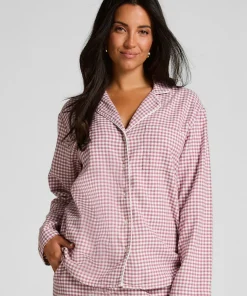 Pyjamatop Flanel Essentials - Lila