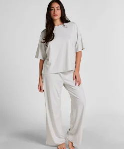 Pyjama Top Loose - Grau