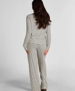 Pyjama Top Loose Jersey - Weiß