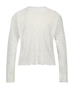 Pyjama Top Pointelle - Beige