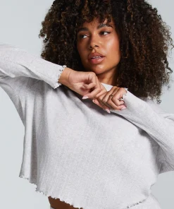 Pyjama Top Pointelle - Beige
