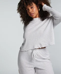 Pyjama Top Pointelle - Beige