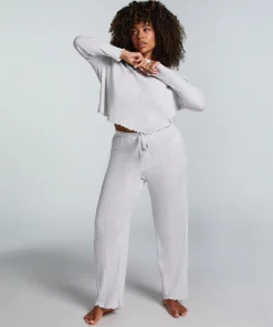 Pyjama Top Pointelle - Beige