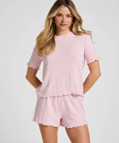 Pyjama Top Pointelle - Rosa