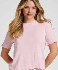 Pyjama Top Pointelle - Rosa