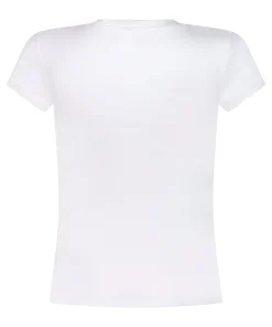 Pyjamatop Rib Crew Neck - Weiß