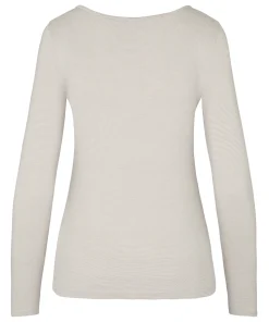 Pyjama Top Thin Stripe - Grau