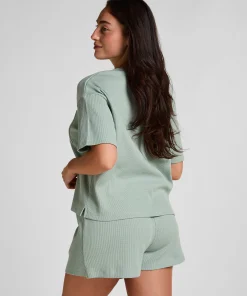 Pyjama Top Waffle - Grün