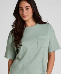 Pyjama Top Waffle - Grün