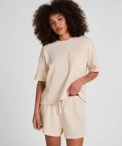 Pyjama Top Waffle - Rosa