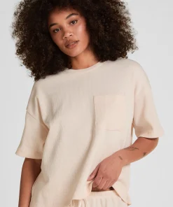 Pyjama Top Waffle - Rosa