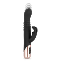 Rosy Gold Rabbit Vibrator - Schwarz