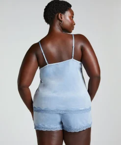 Samit-Spitzen-Short - Blau