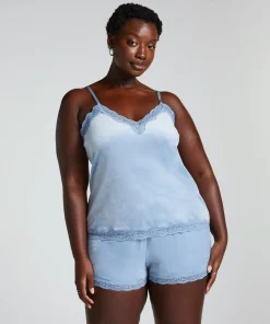 Samit-Spitzen-Short - Blau