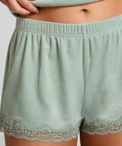 Samit-Spitzen-Short - Grün