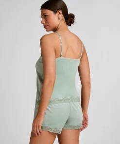 Samit-Spitzen-Short - Grün