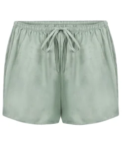 Satin Shorts Ayla - Grün