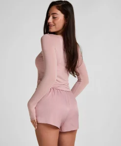 Satin Shorts Ayla - Rosa