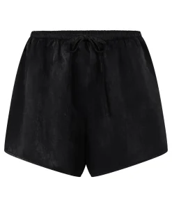 Satin Shorts Ayla - Schwarz