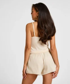 Satin Shorts Ayla - Weiß