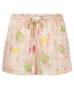 Satin-Shorts - Orange