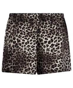 Satin-Shorts - Schwarz