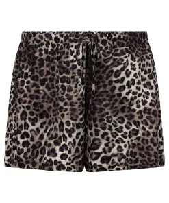 Satin-Shorts - Schwarz