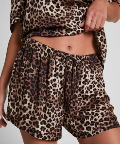 Satin-Shorts - Schwarz