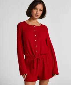 Short-Onesie Jersey Rib - Rot