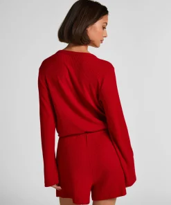 Short-Onesie Jersey Rib - Rot