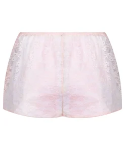 Shorts aus Allover-Spitze - Rosa
