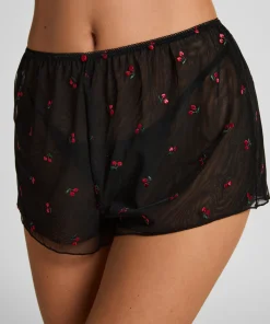 Shorts aus Mesh Chelsey - Schwarz