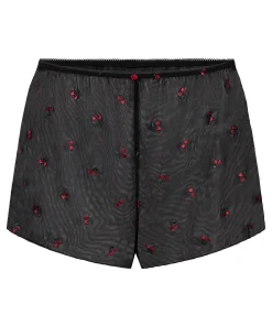 Shorts aus Mesh Chelsey - Schwarz