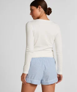 Shorts Baumwolle - Blau