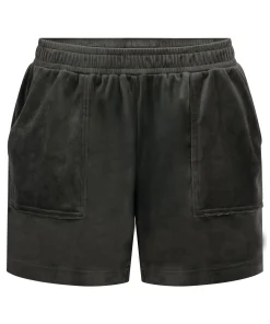 Shorts Velours Pocket - Grün